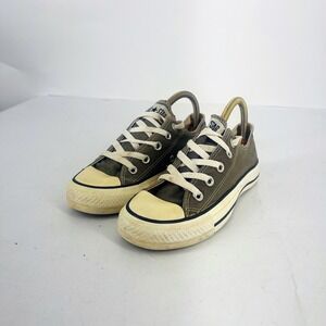 Converse Chuck Taylor All Star Low Top Sneakers Olive Green Canvas Womens